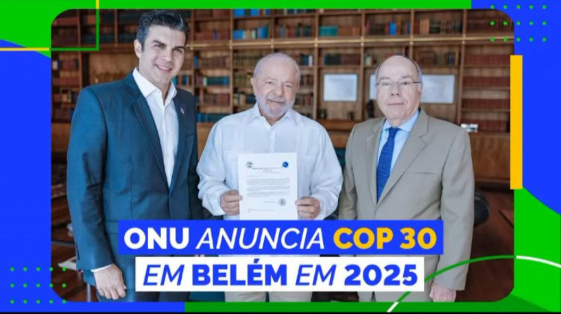 Conferência da ONU COP 30 será em Belém em 2025