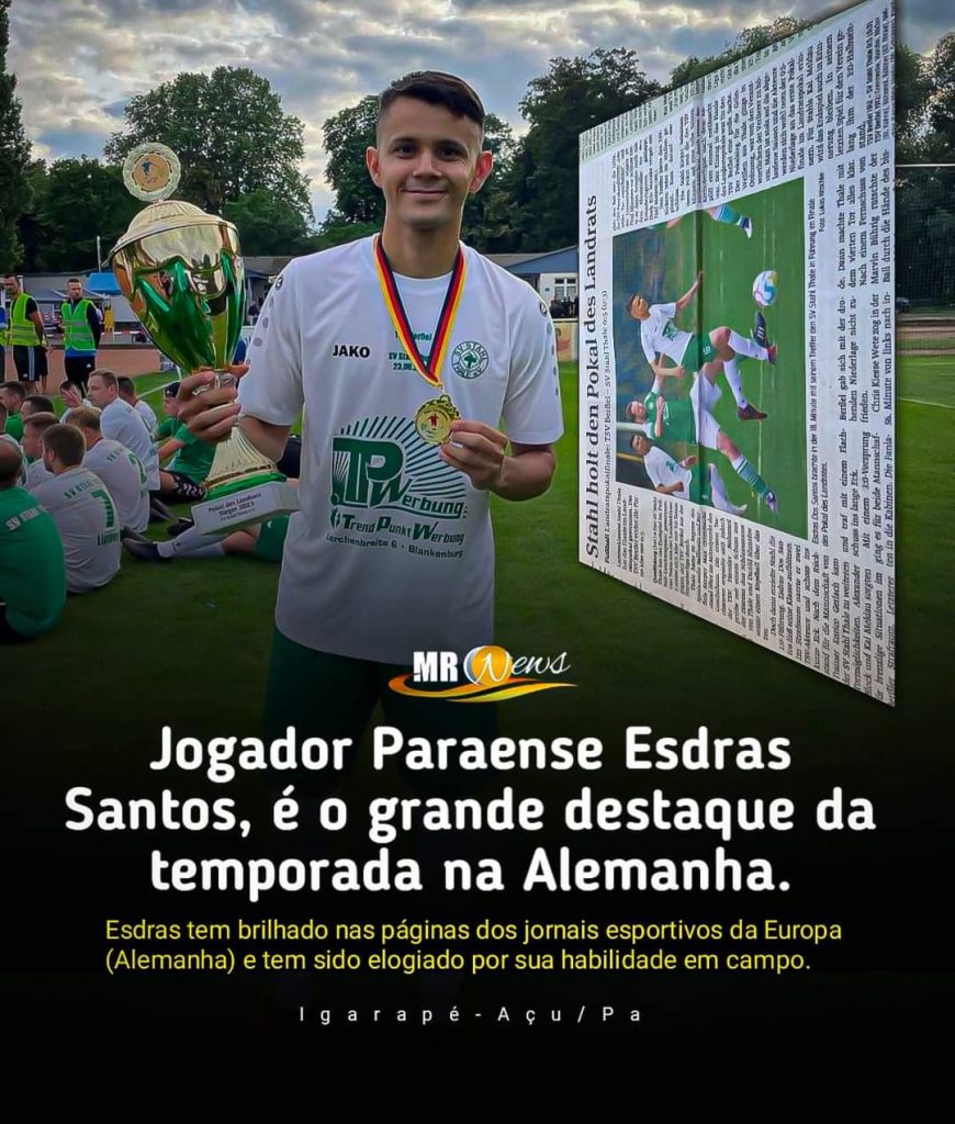 Jogador Paraense Esdras Santos, é o grande destaque da temporada na Alemanha