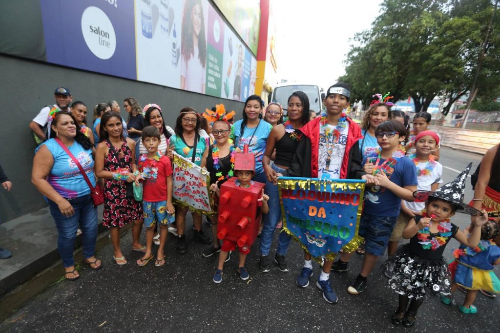 Bloco da Inclusão levou alegria e diversão às ruas de Ananindeua