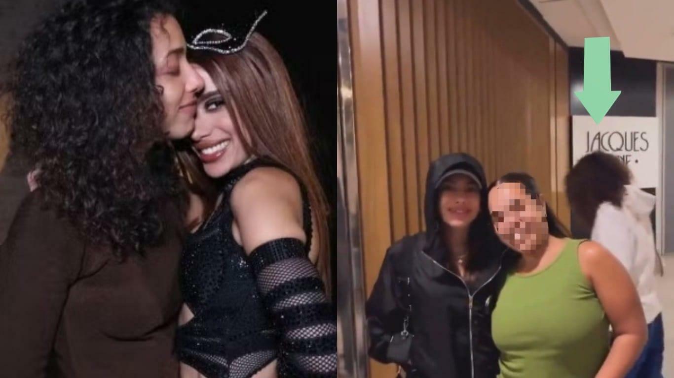 Novo affair? Anitta vai ao cinema com Alice Carvalho e web levanta rumores de romance