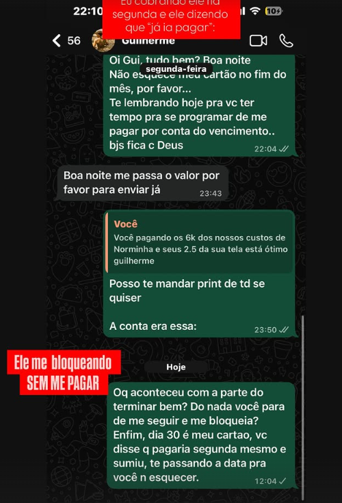 Justiça conclui que MC Gui não devia R$ 20 mil à ex-namorada, Georgia Azevedo