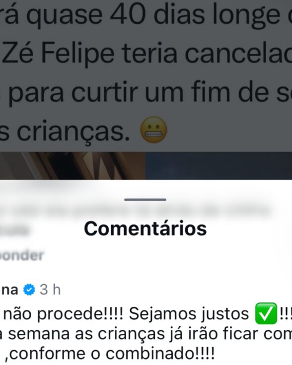 Poliana Rocha desmente boato de que Virginia vai ficar 40 dias sem os filhos