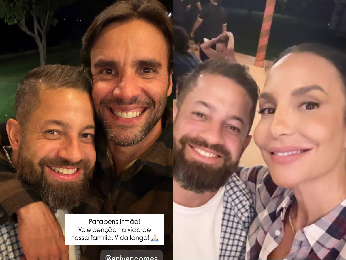 Tudo em paz! Ivete e ex-marido celebram arraiá da cantora em família