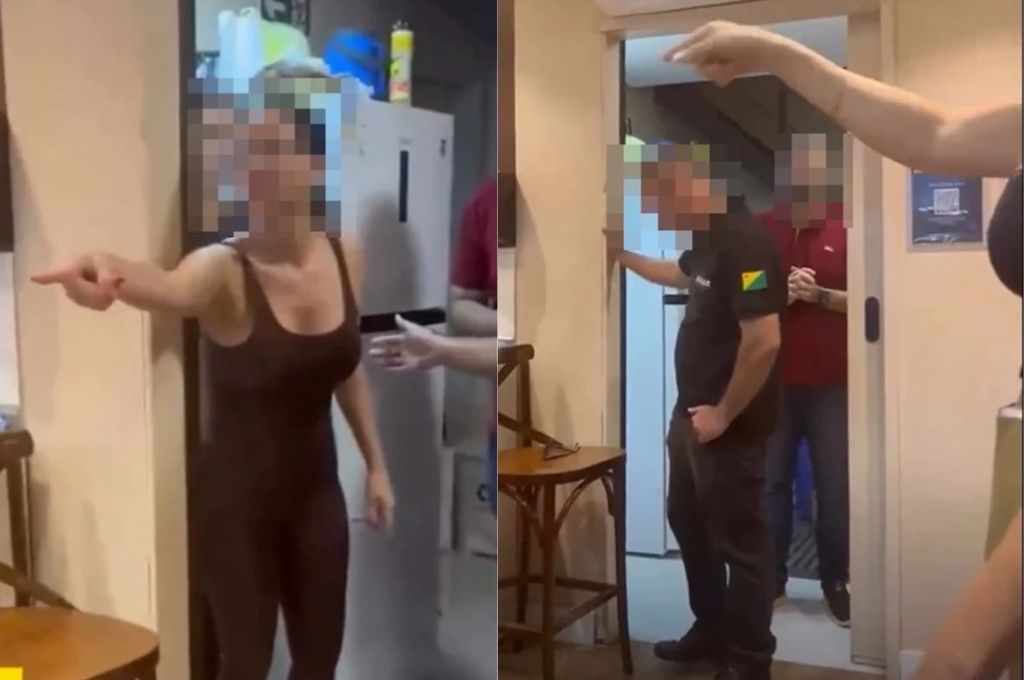 VÍDEO: Mulher agride marido após funcionária expor assédio em loja da Cacau Show