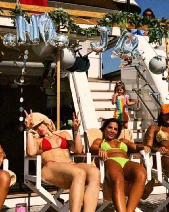 Virginia Fonseca aparece em festa de aniversário de Vini Jr. na Itália; veja
