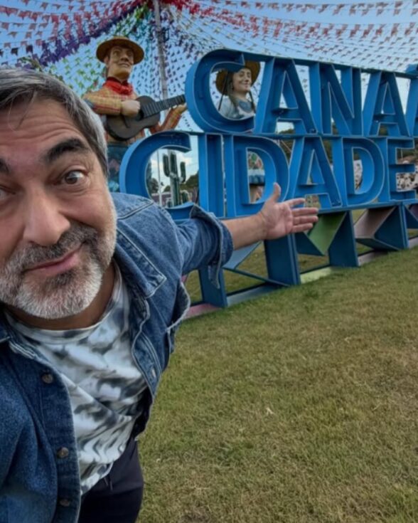 Zeca Camargo participa de festa junina em Canaã dos Carajás