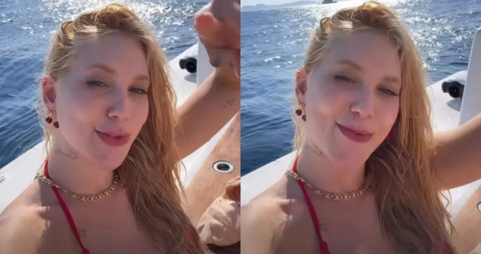Virginia canta música sugestiva durante aniversário de Vini Jr.