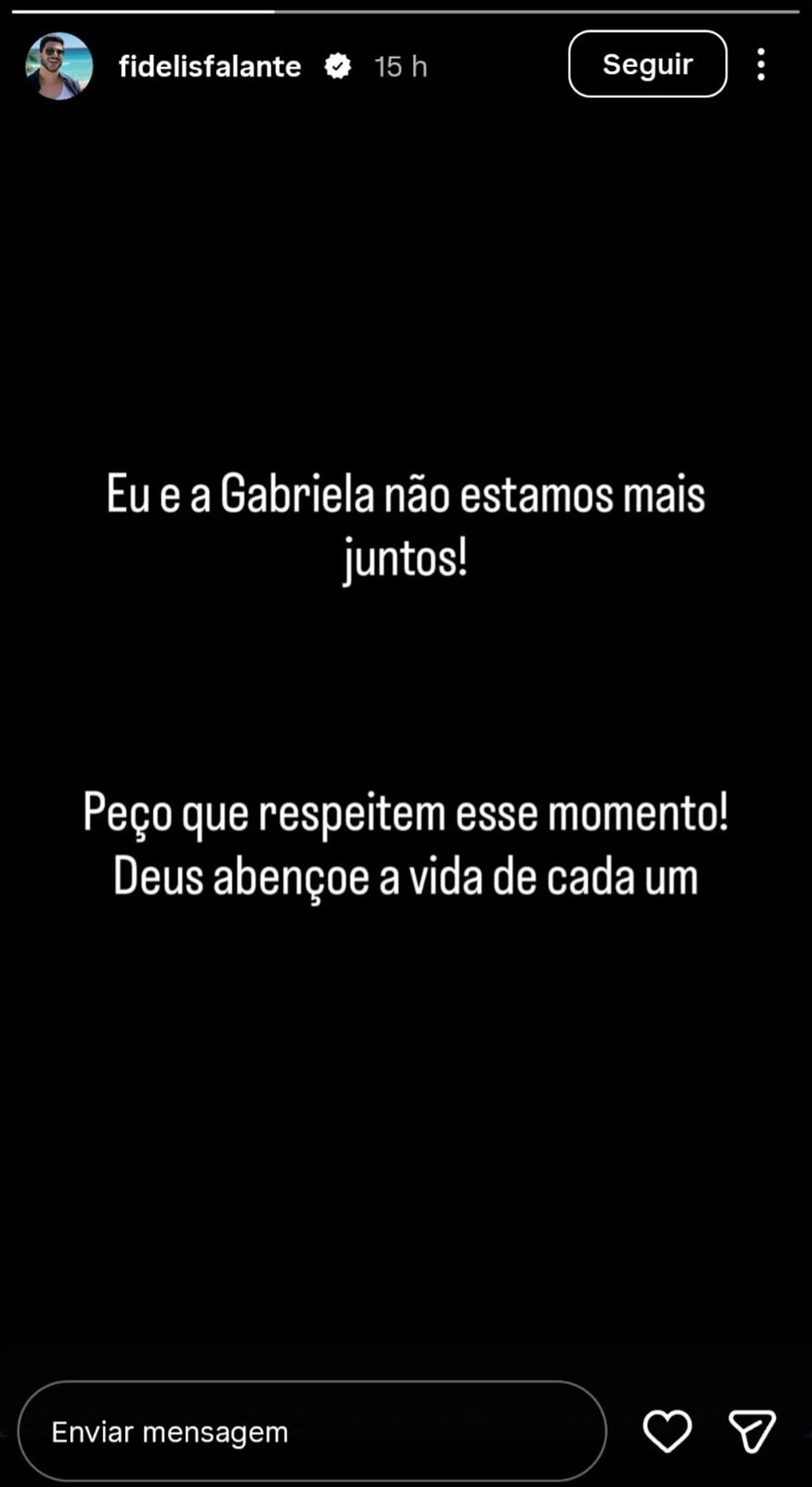 Gabi Martins e Matheus Fidelis colocam fim ao relacionamento pela segunda vez