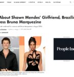 Bruna Marquezine ganha destaque internacional após Shawn Mendes assumir romance