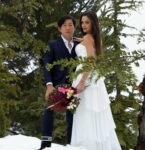 Cenário de filme! Ex-BBB Pyong Lee se casa com influenciadora em meio à neve