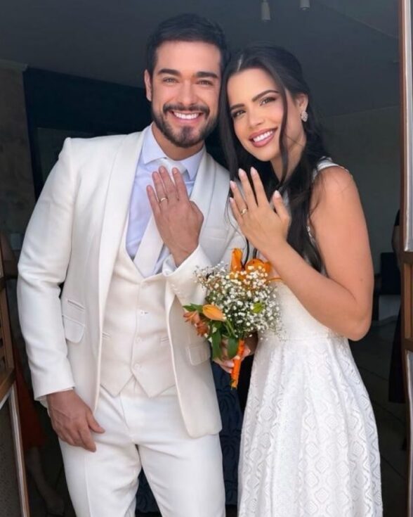Sidney Sampaio anuncia a gravidez da esposa, Luana Sales: “Milagre da vida”