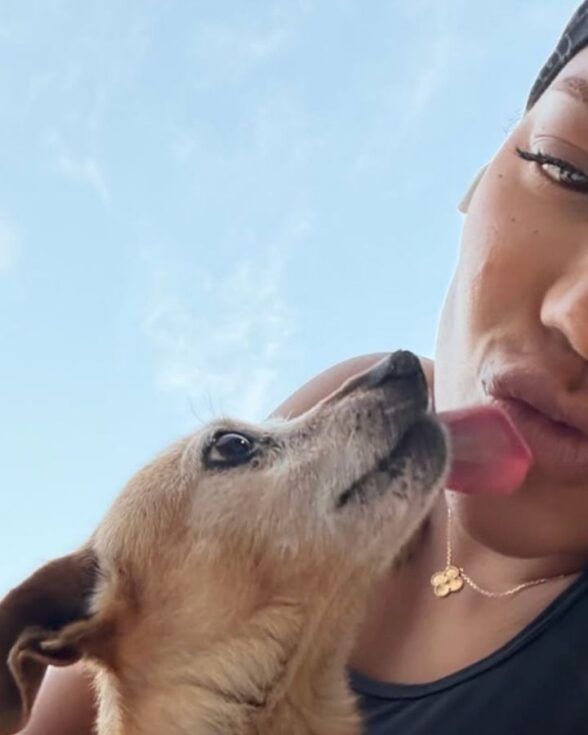 Ludmilla se despede de Manu, sua cachorrinha de 18 anos: “Buraco no peito”