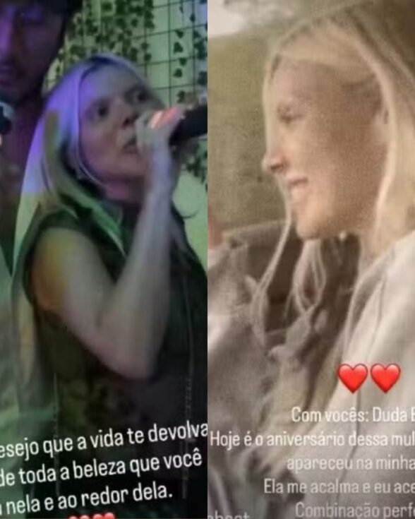 Ator Allan Souza Lima se declara no aniversário da cantora Duda Beat: “Especial”