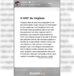 Veja o que Virginia Fonseca postou em dia de briga com Vini Jr.
