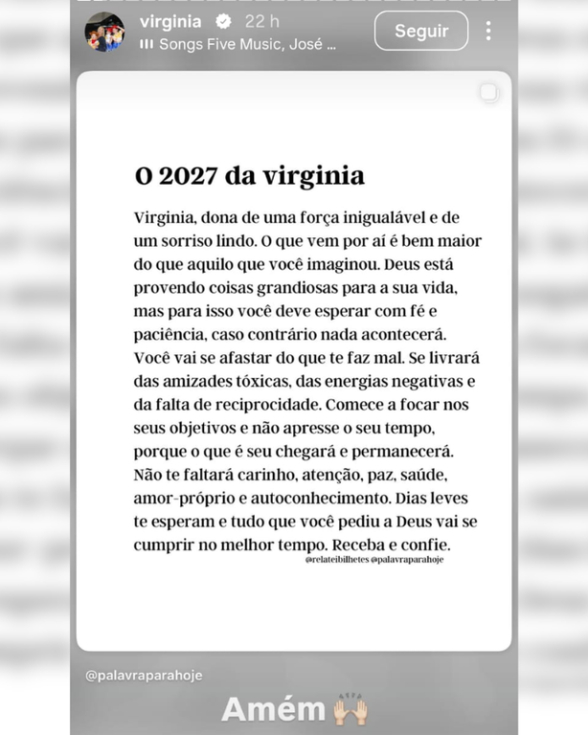Veja o que Virginia Fonseca postou em dia de briga com Vini Jr.